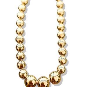 Gold Multi Circle Statement
Necklace NWOT (Flat circles NOT beads/balls)